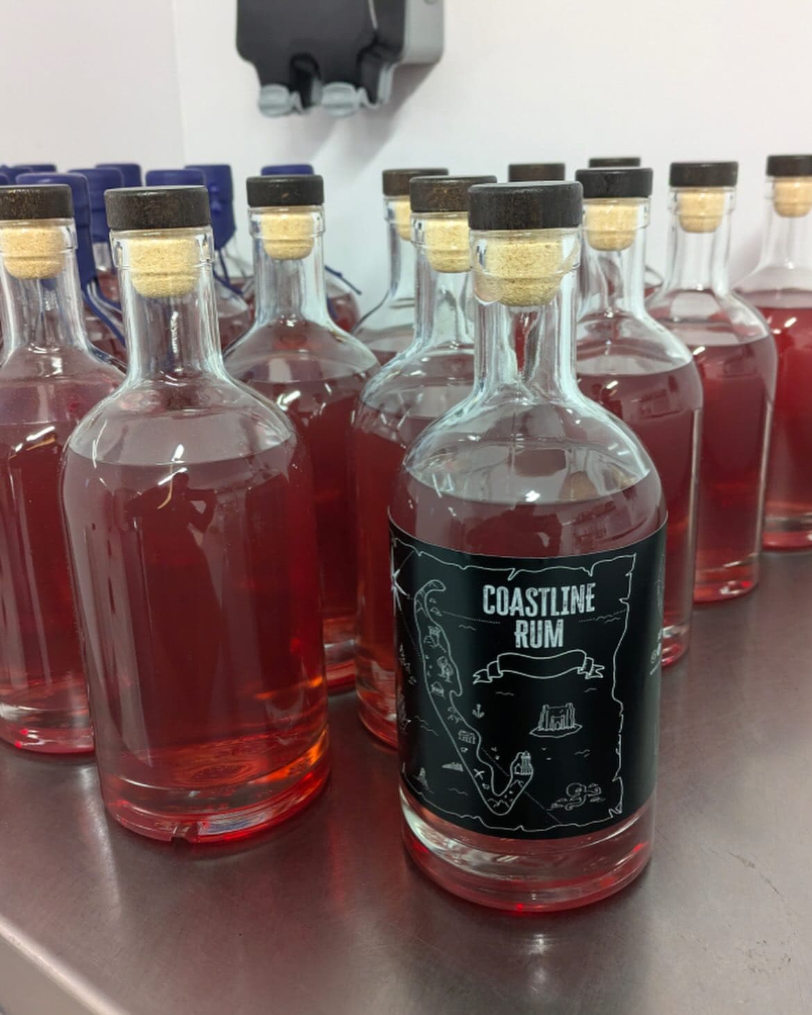 Blackberry and Almond Spiced Rum Liqueur