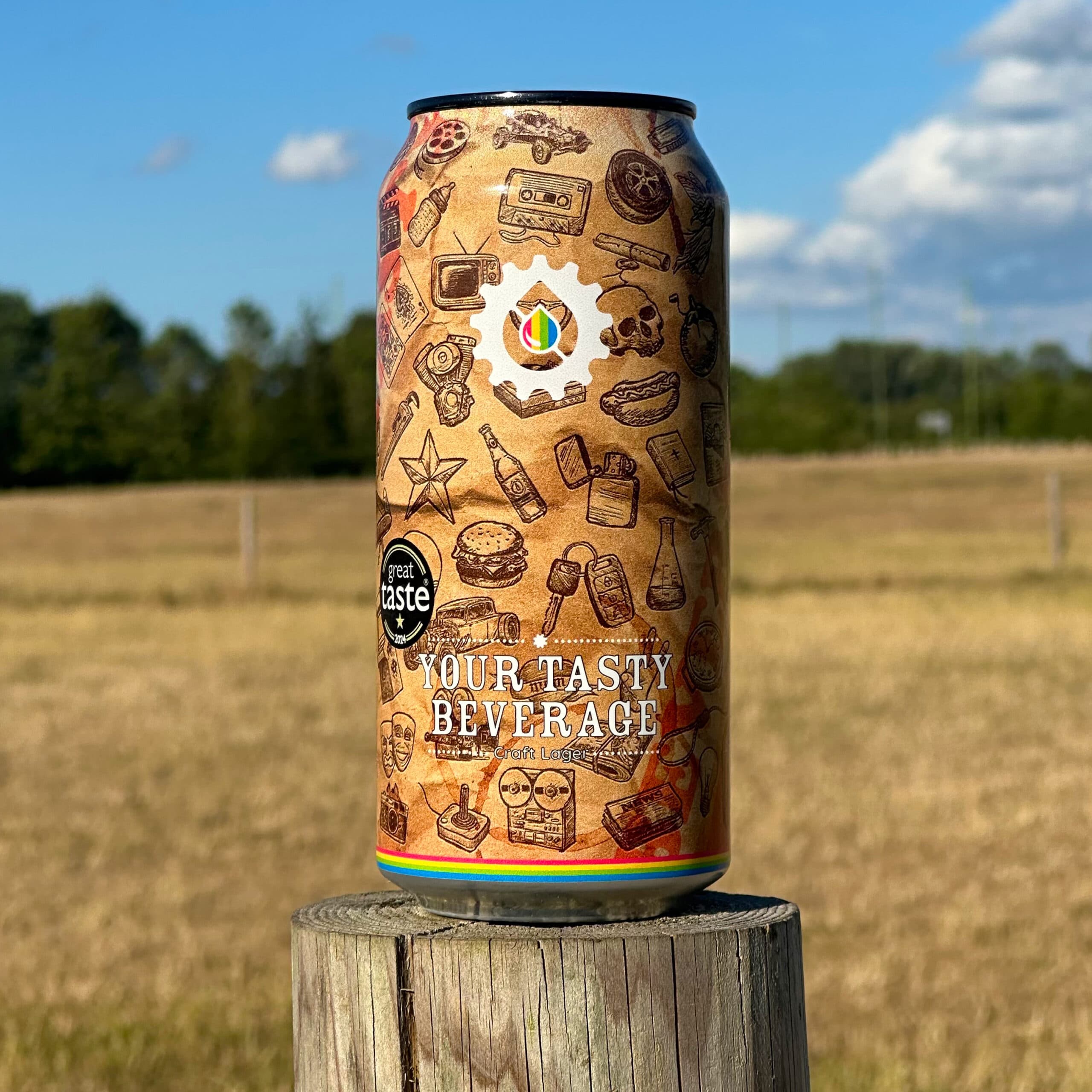 Crate of “Your Tasty Beverage”