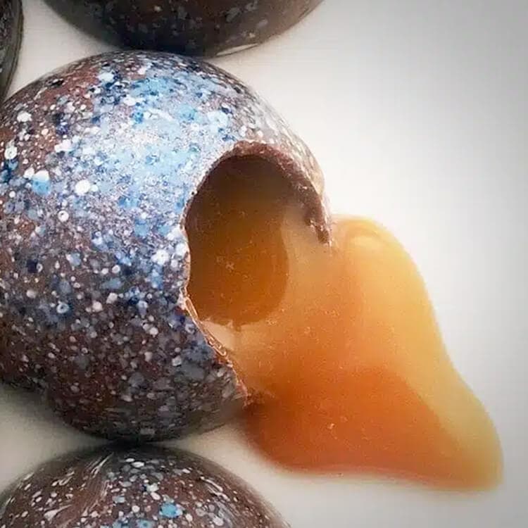 Rock Rose Gin Caramel Chocolates