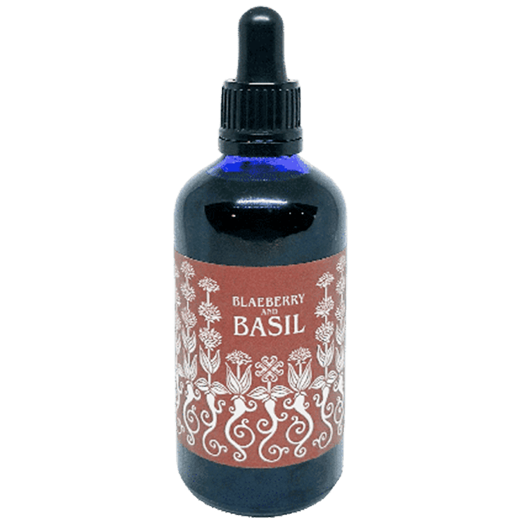 Blaeberry & Basil – Rock Rose Gin Liquid Garnish