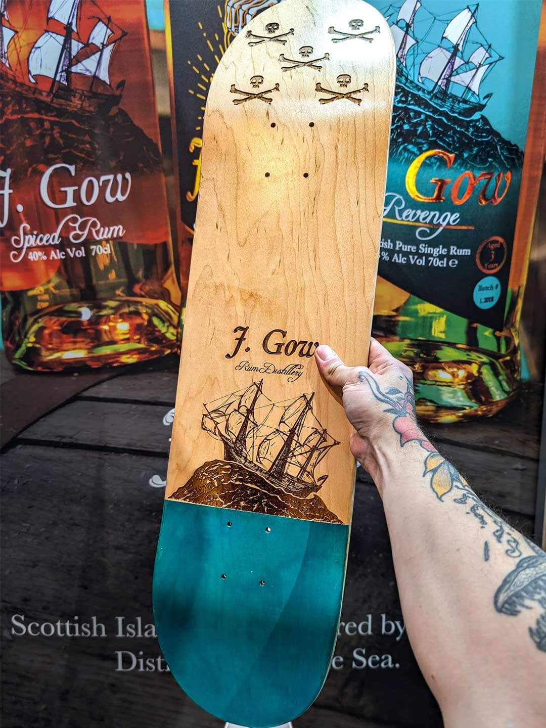 J. Gow Rum Skateboard Deck