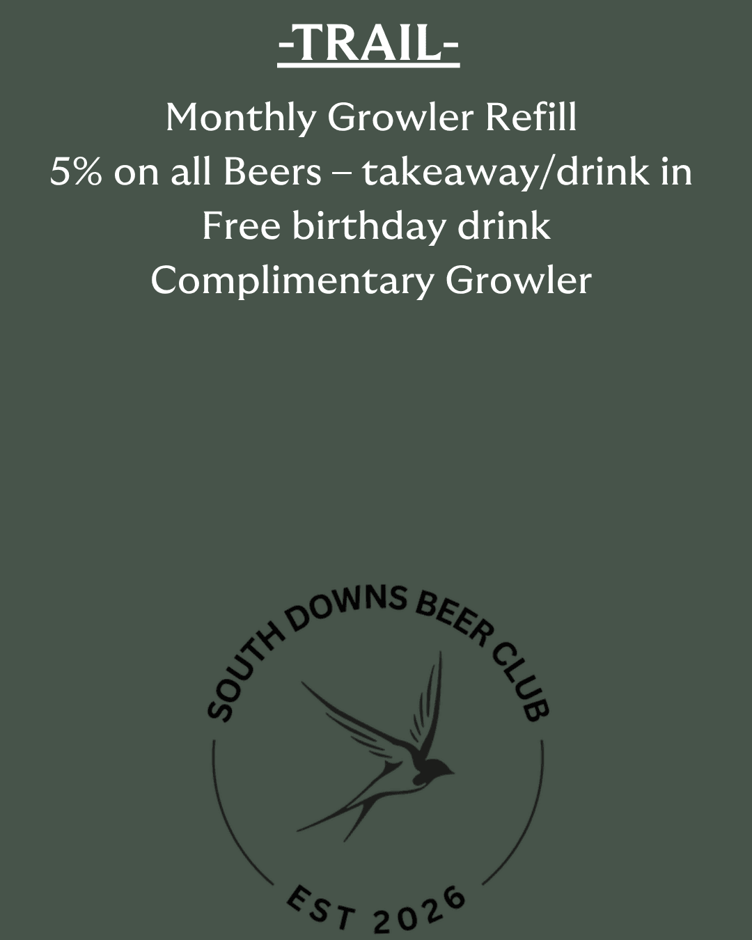 South Downs Beer Club – Trail
