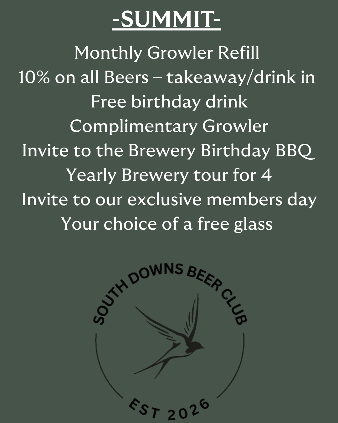 South Downs Beer Club – Summit