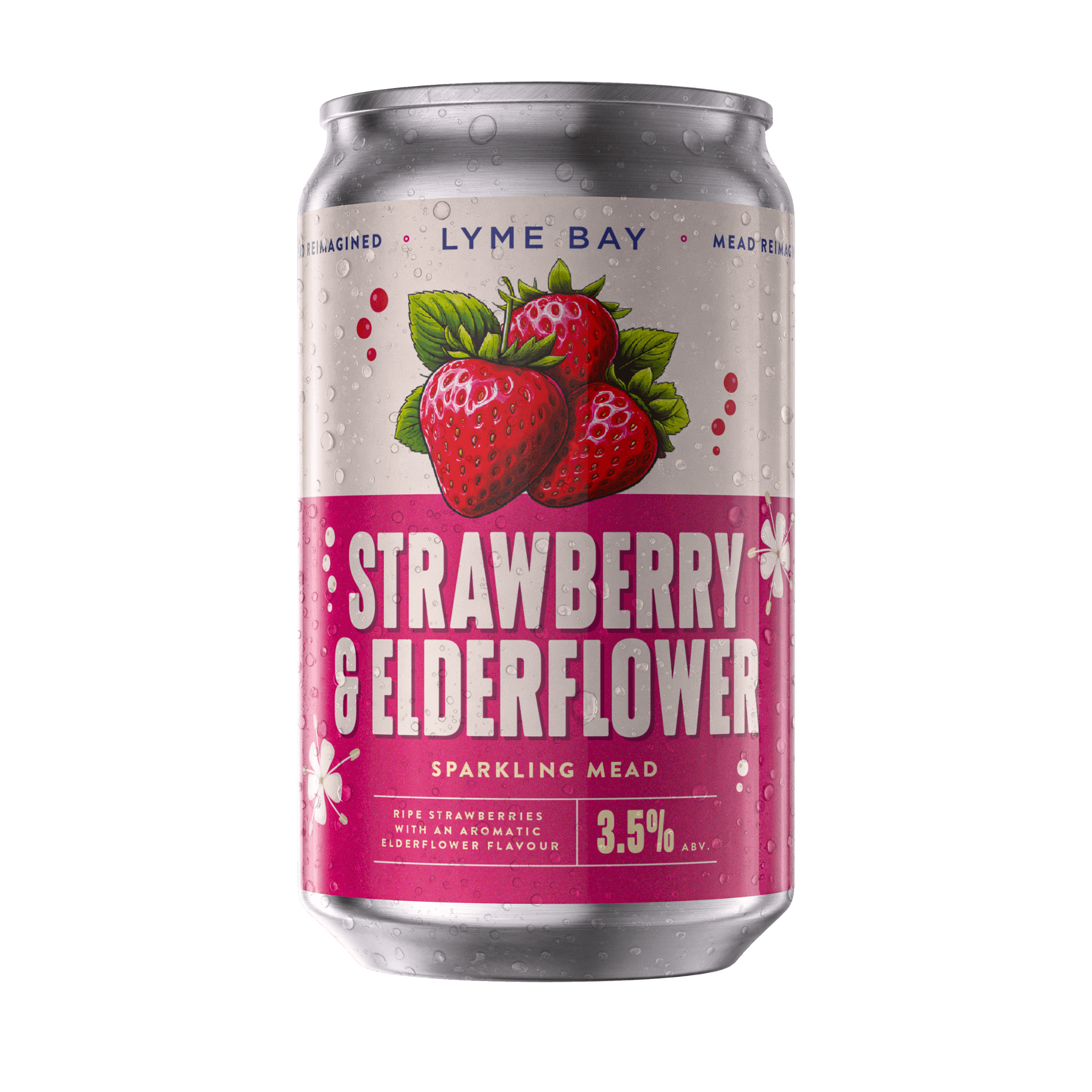 Strawberry Elderflower Sparkling Mead