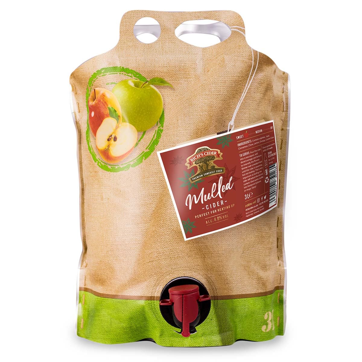Mulled Cider – 3 Litre Pouch