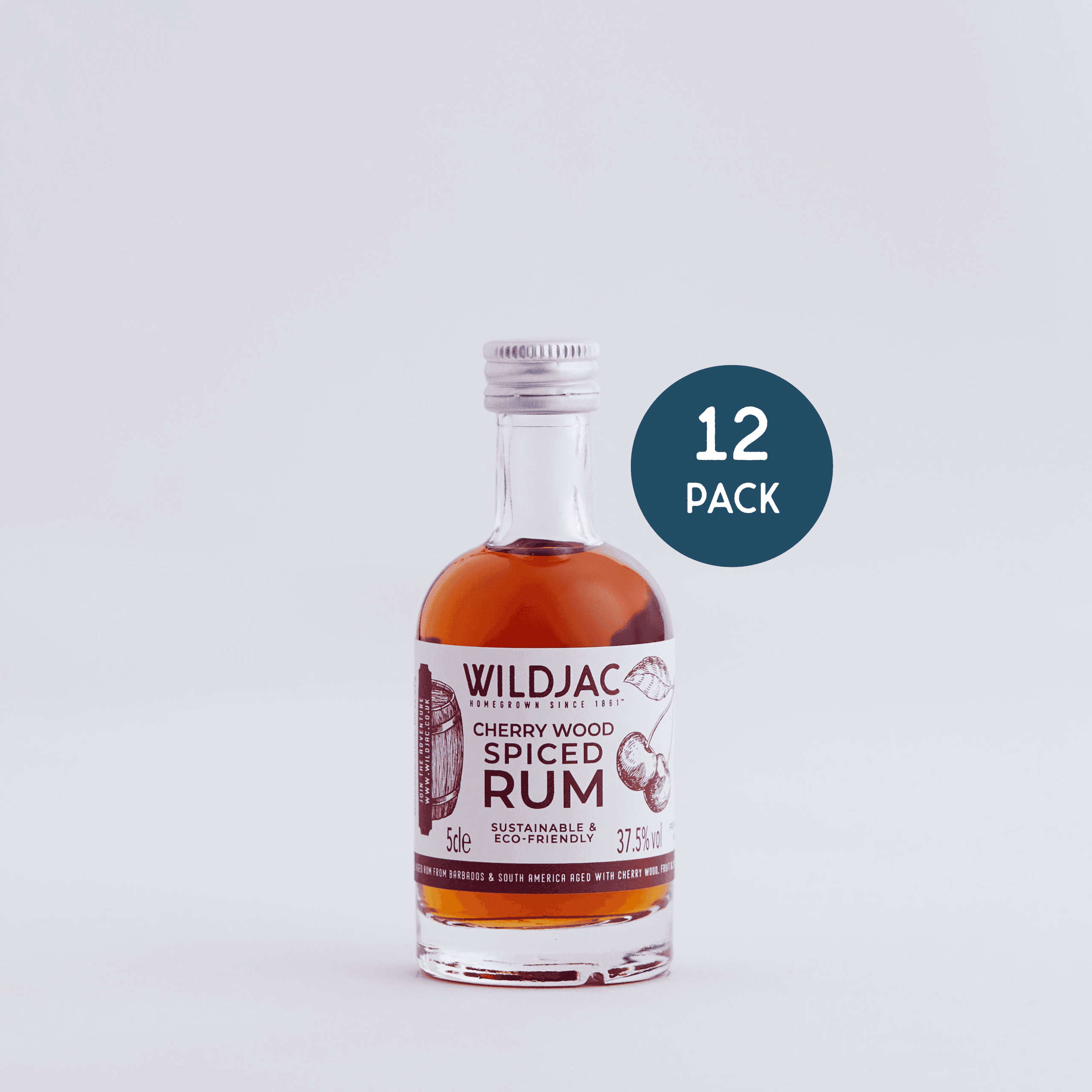 Cherry Wood Spiced Rum 12x 5cl Miniatures
