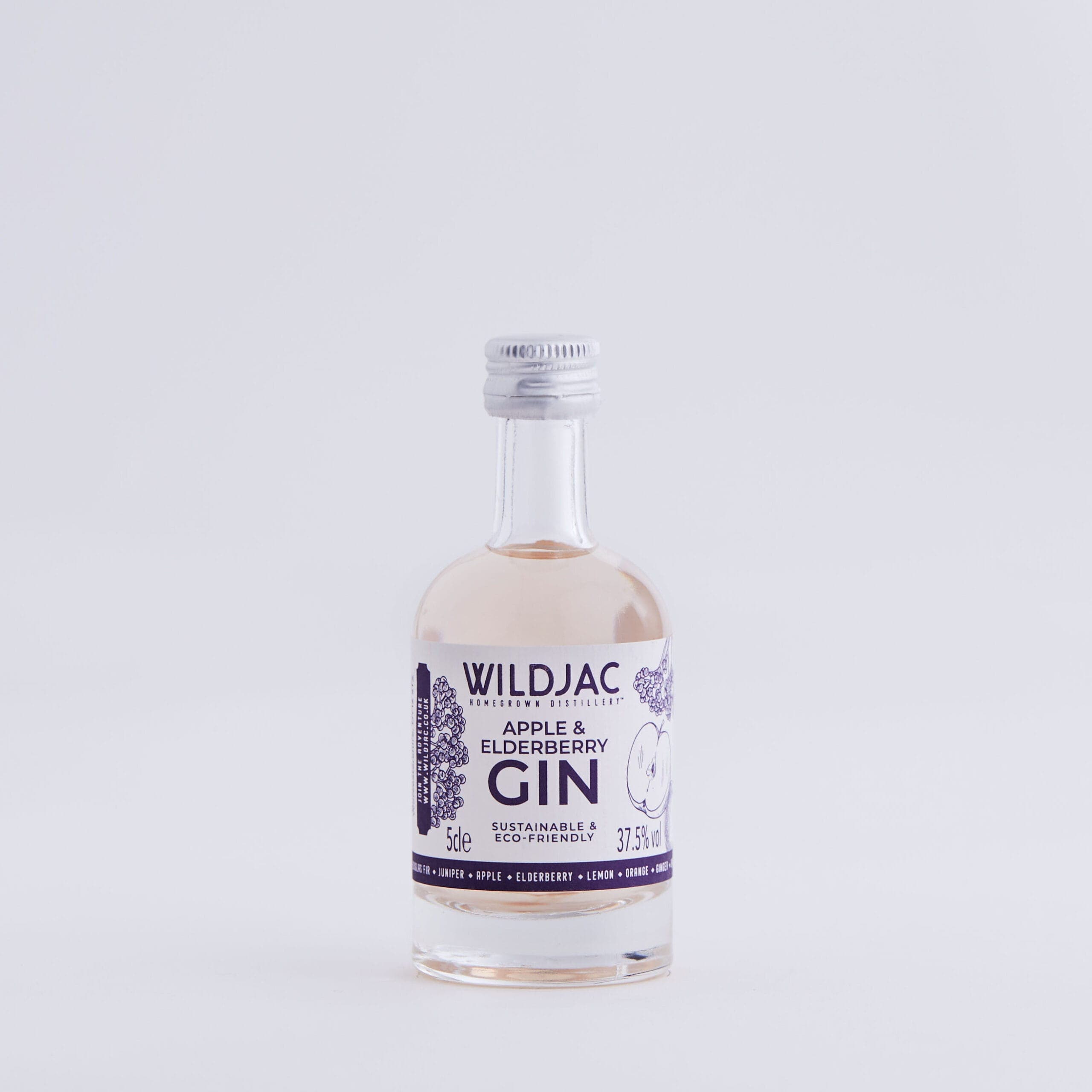 Apple and Elderberry Gin 5cl Miniature