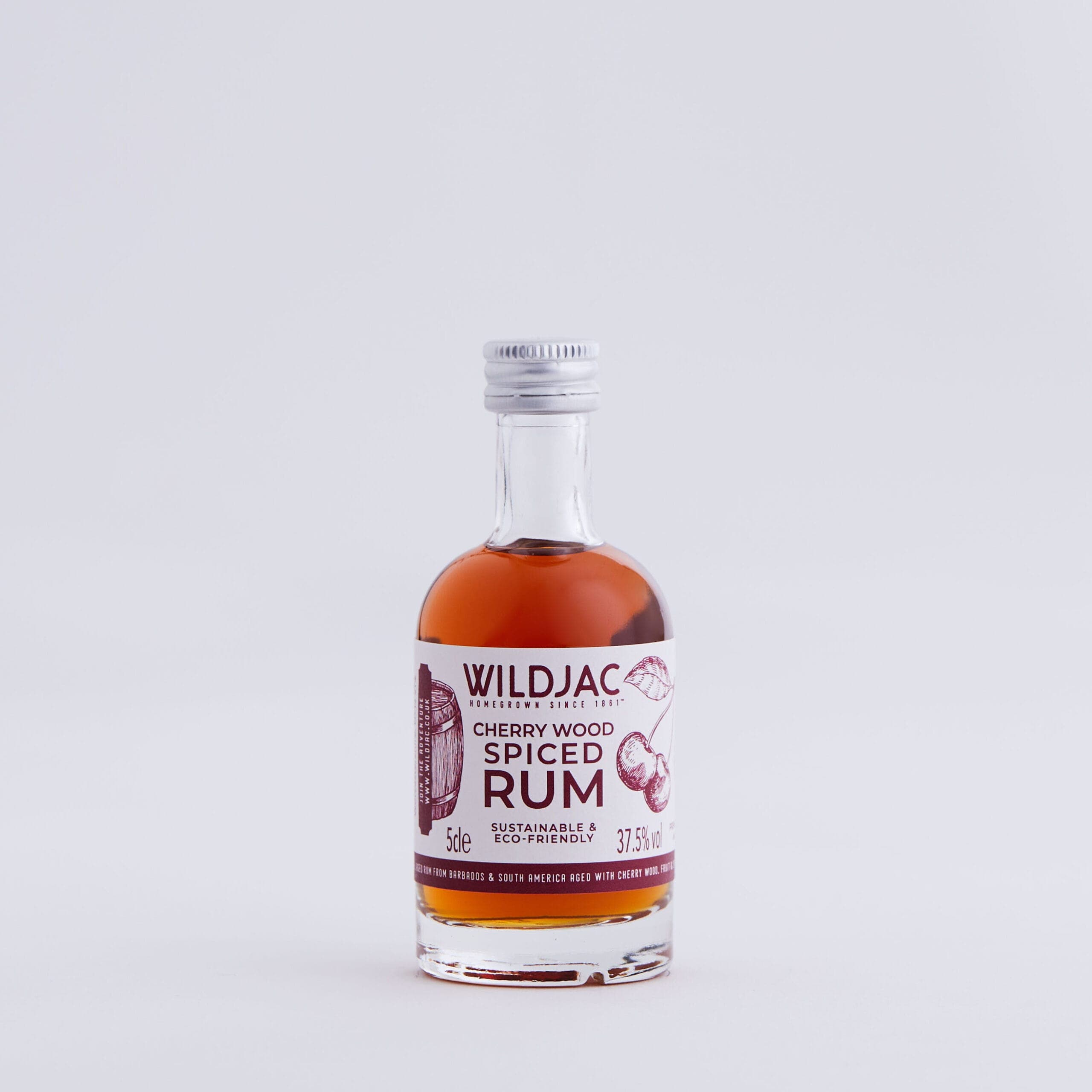 Cherry Wood Spiced Rum 5cl Miniature