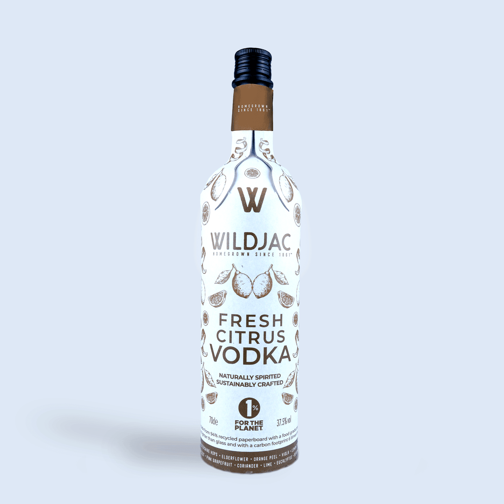 Fresh Citrus Vodka 70cl White Frugalpac