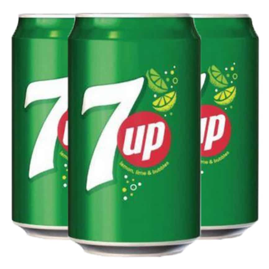 NEAR END OF DATE 7 UP Cans 330ml cans x 12