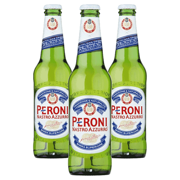 END DATE Peroni Nastro Azzuro Lager 330ml bottles x 24