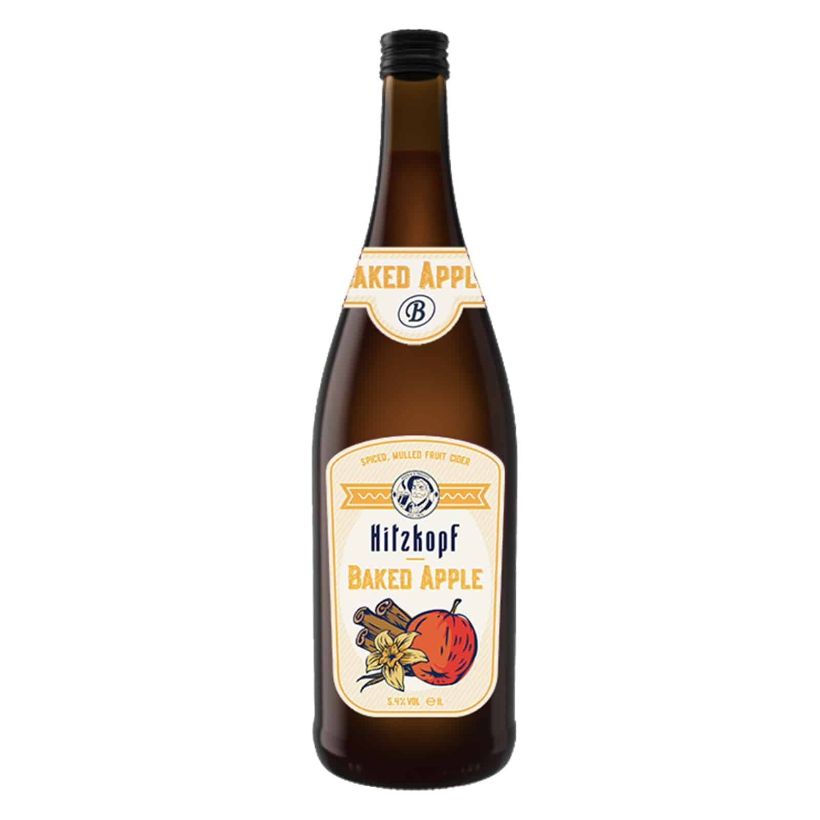 Bavaria Hitzkopf Baked Apple Mulled Cider 1Ltr