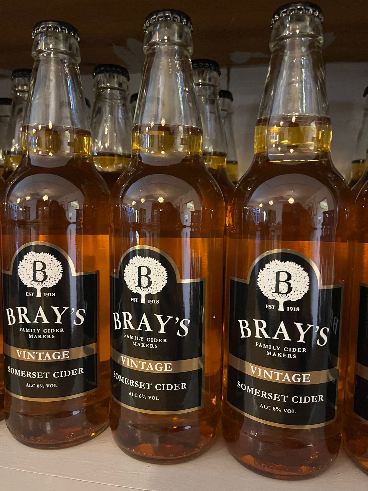 Bray’s Vintage Cider – Medium- 12 x 500ml Bottles