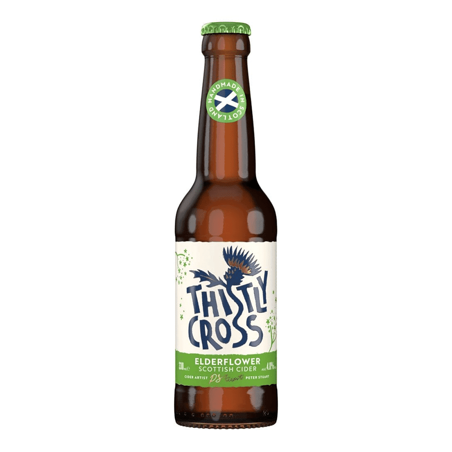 Thistly Cross Real Elderflower Cider (330ml bottle)