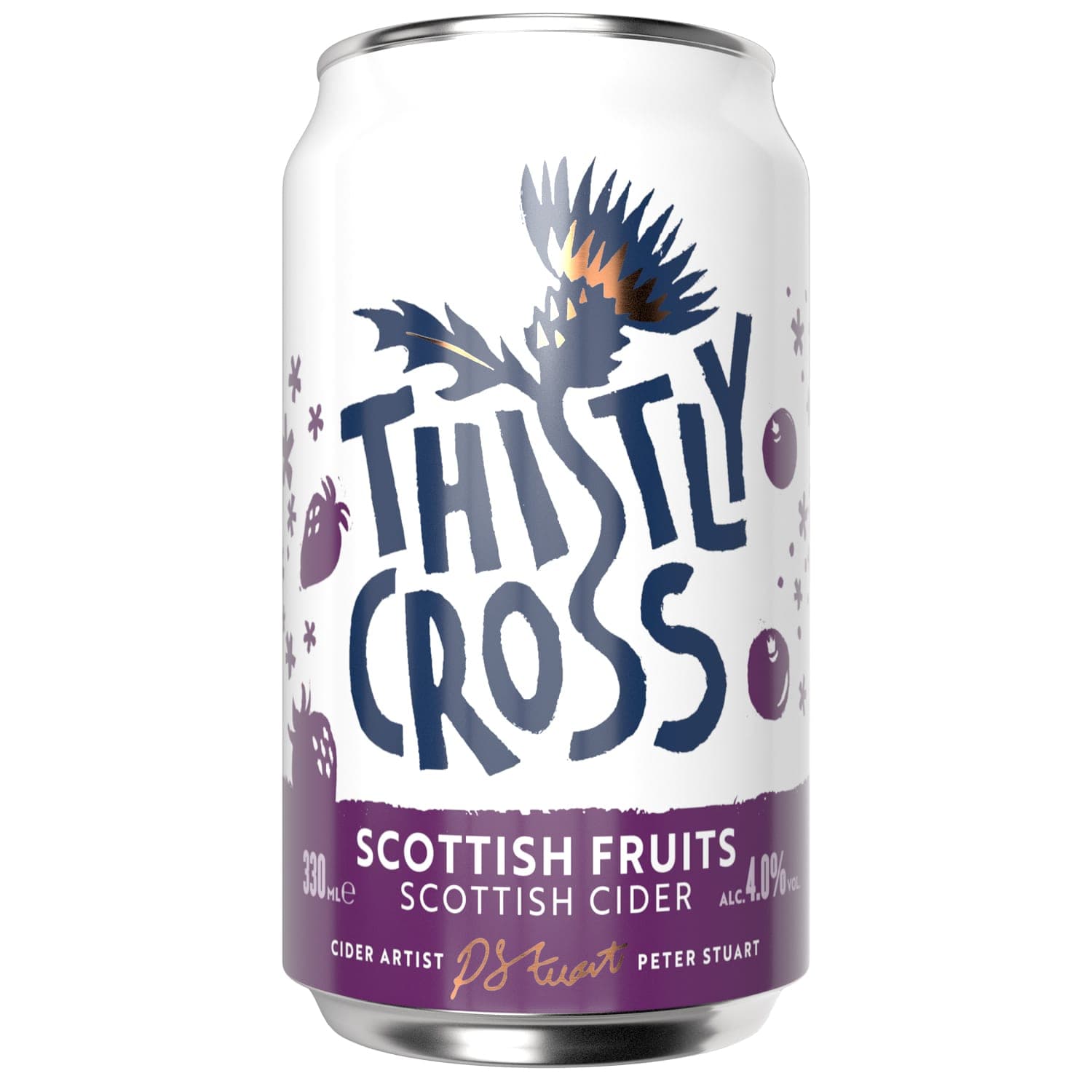 Thistly Cross Scottish Fruits Cider (330ml can)