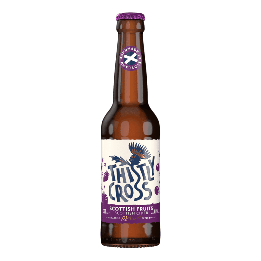 Thistly Cross Scottish Fruits Cider (330ml Bottle)