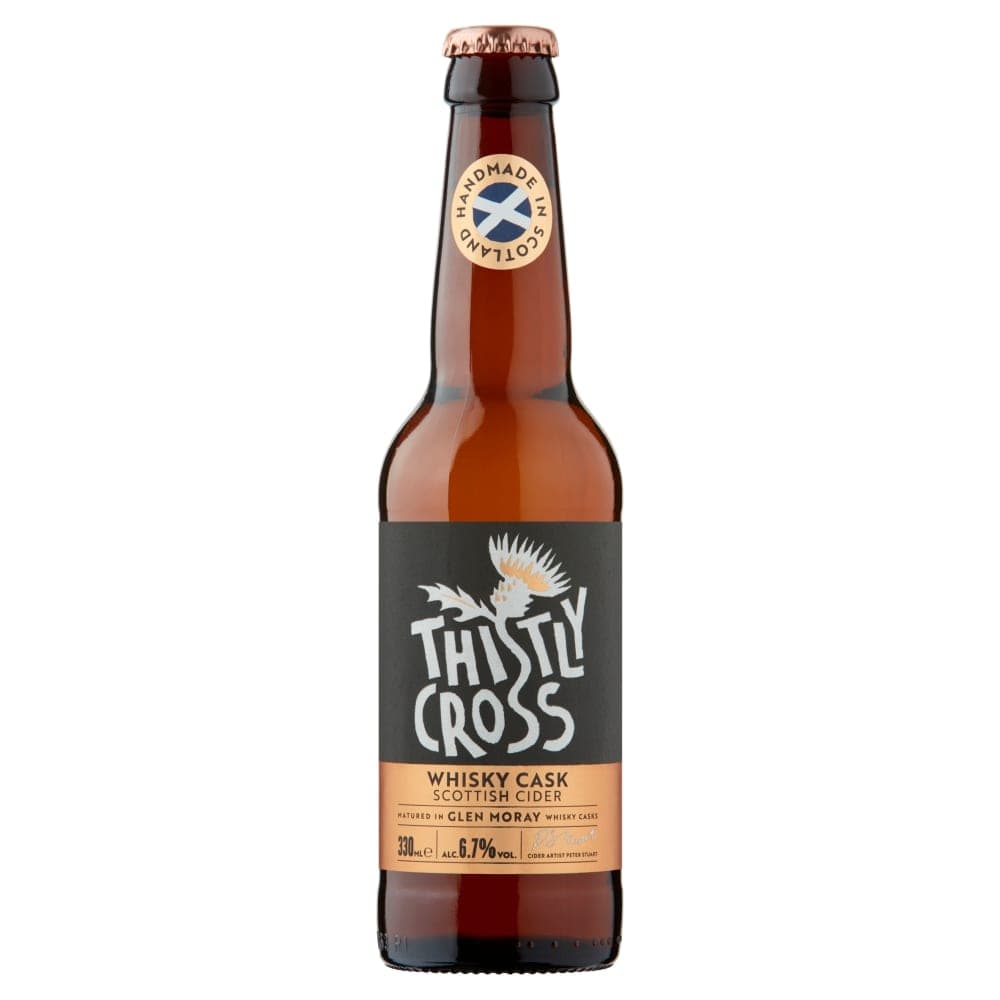 Thistly Cross Whisky Cask Cider (330ml bottle)