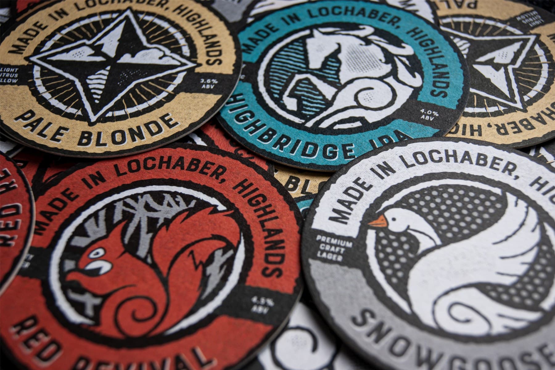 Beer mat set