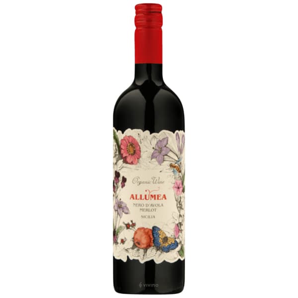 Allumea Organic Nero d’Avola Merlot, Sicilia