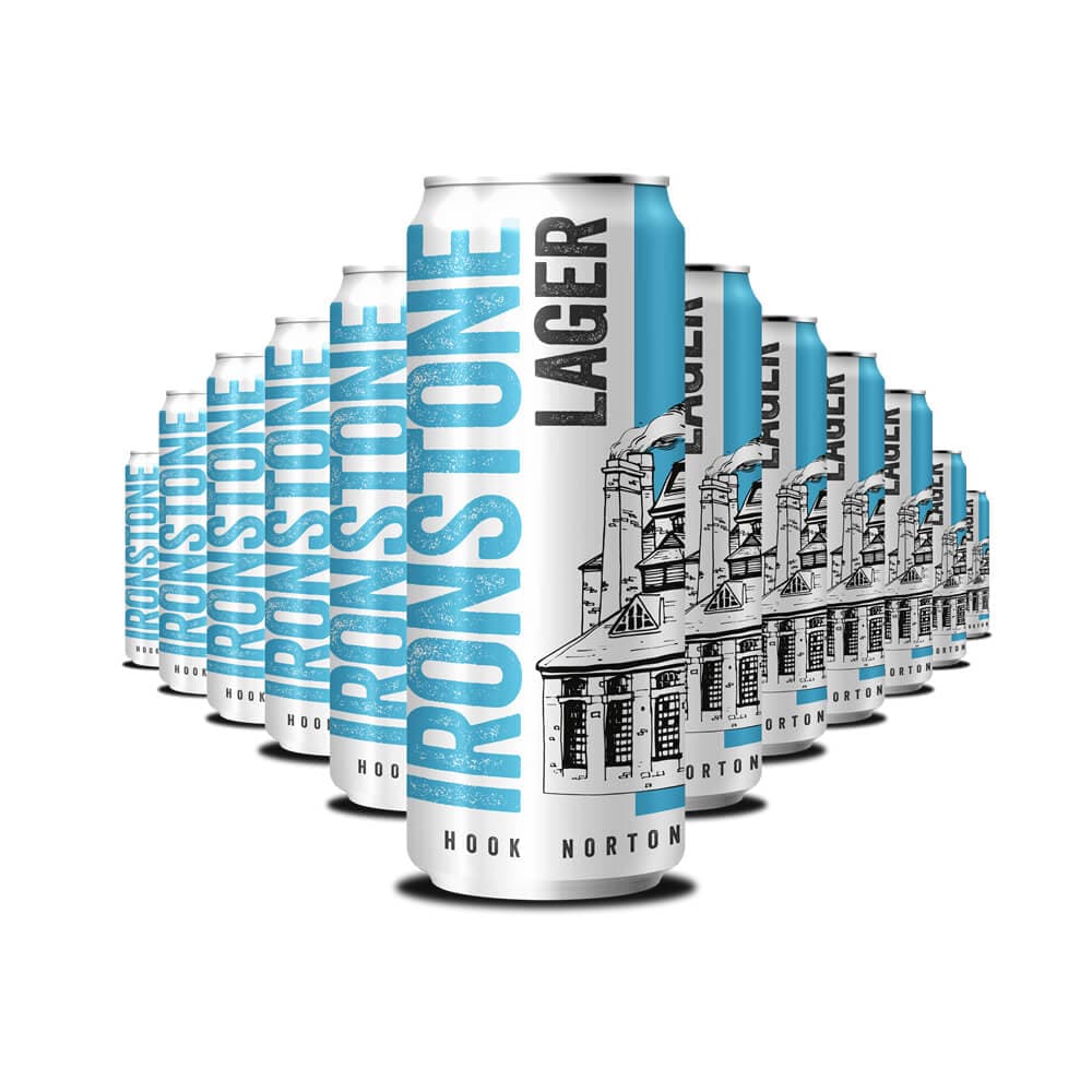 IRONSTONE LAGER CANS
