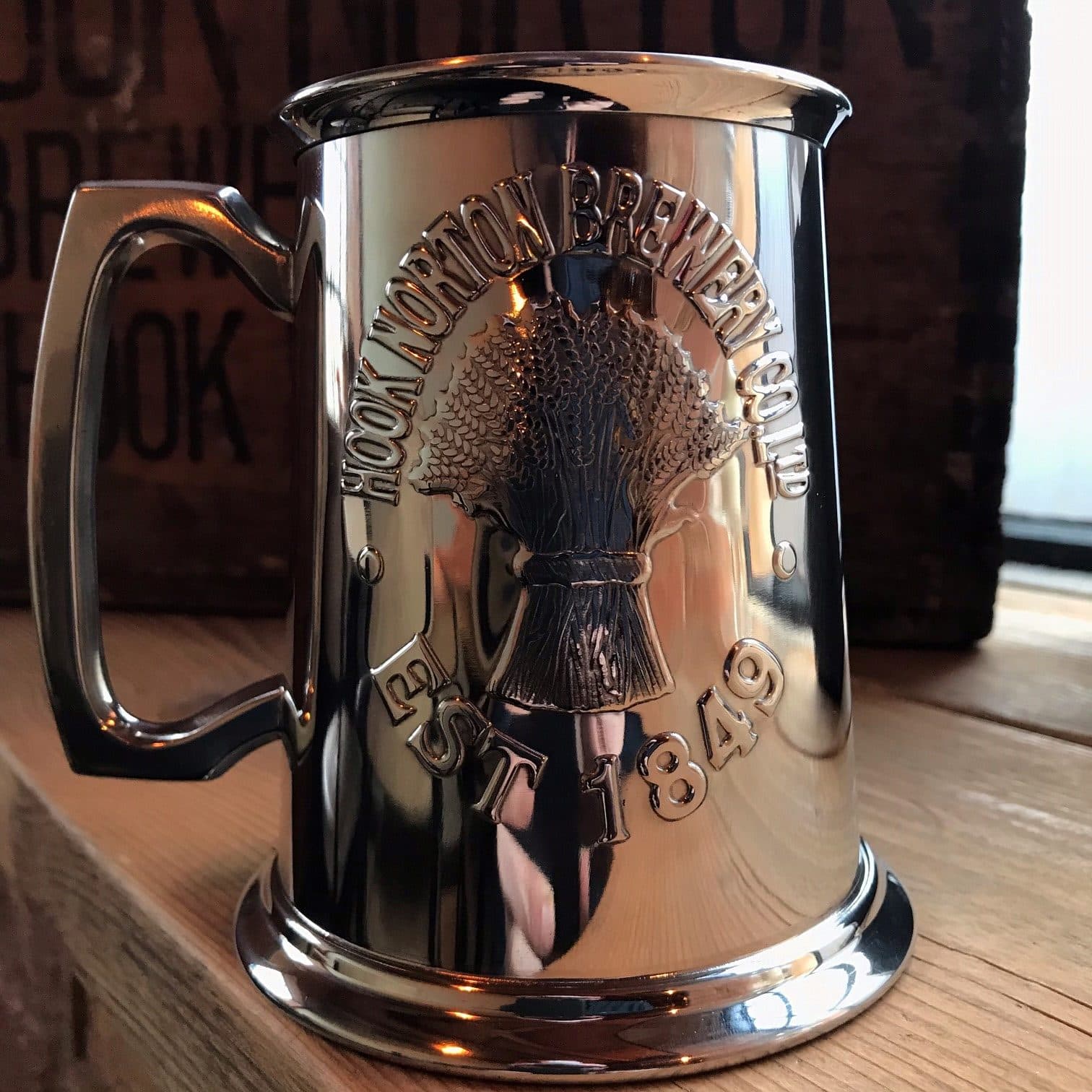 PINT PEWTER TANKARD