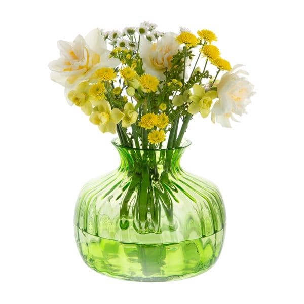 Lime Green Cushion Medium Vase