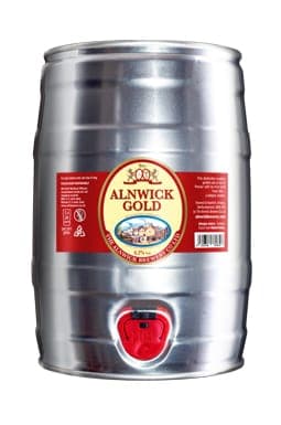 Alnwick Gold 5 litre mini keg