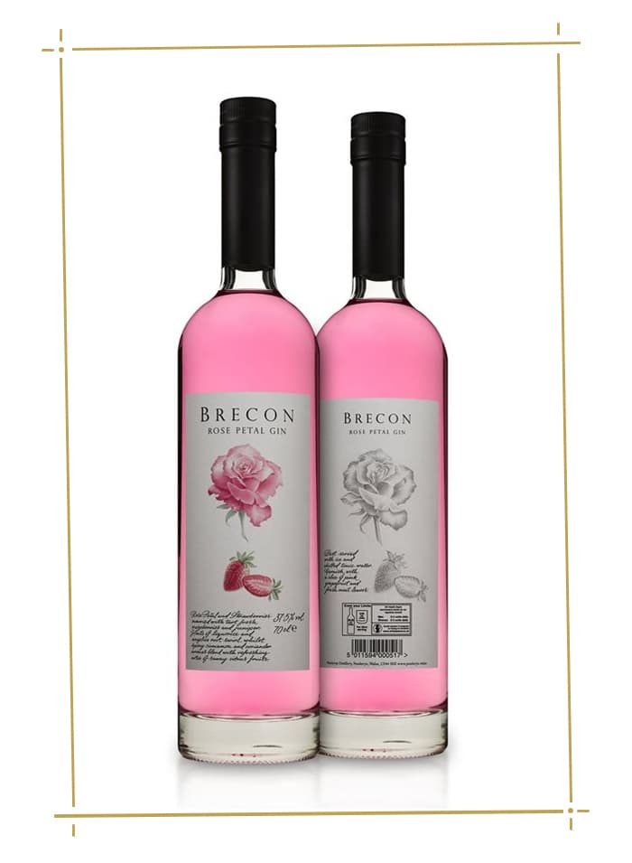 Brecon Rose Petal Gin 70cl