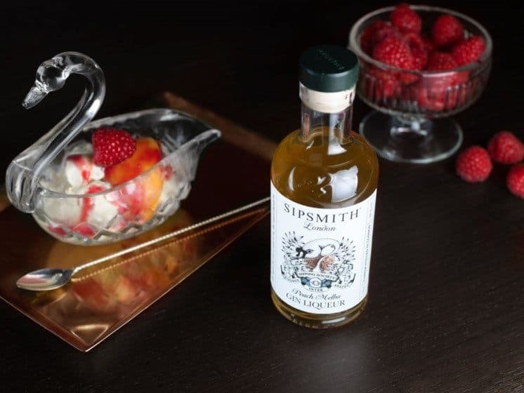 Peach Melba Gin Liqueur