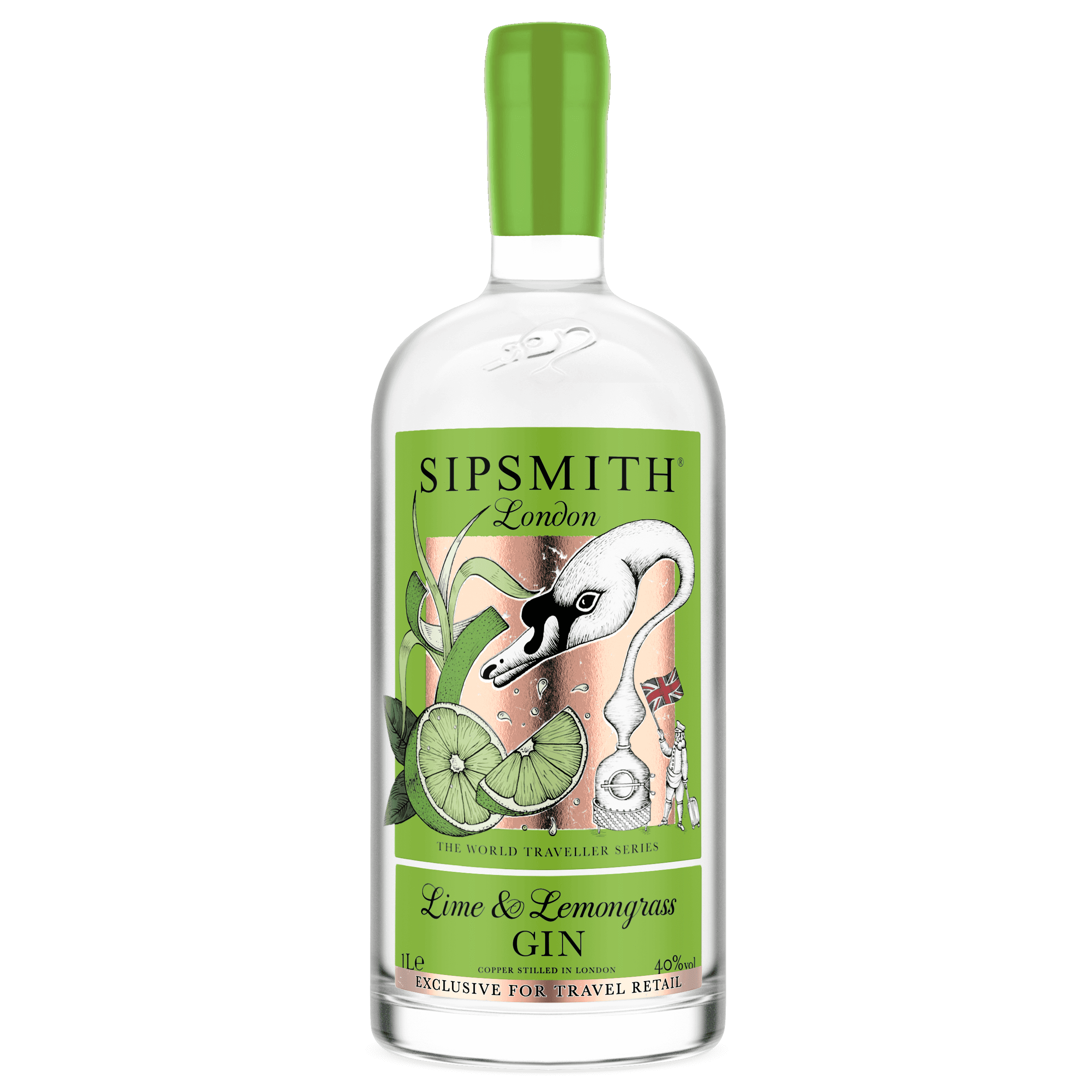 Lime & Lemongrass Gin 1L