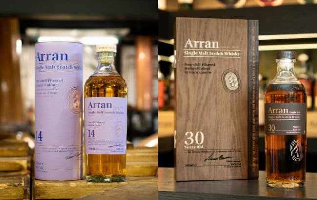 Arran 14YO returns alongside new 30YO