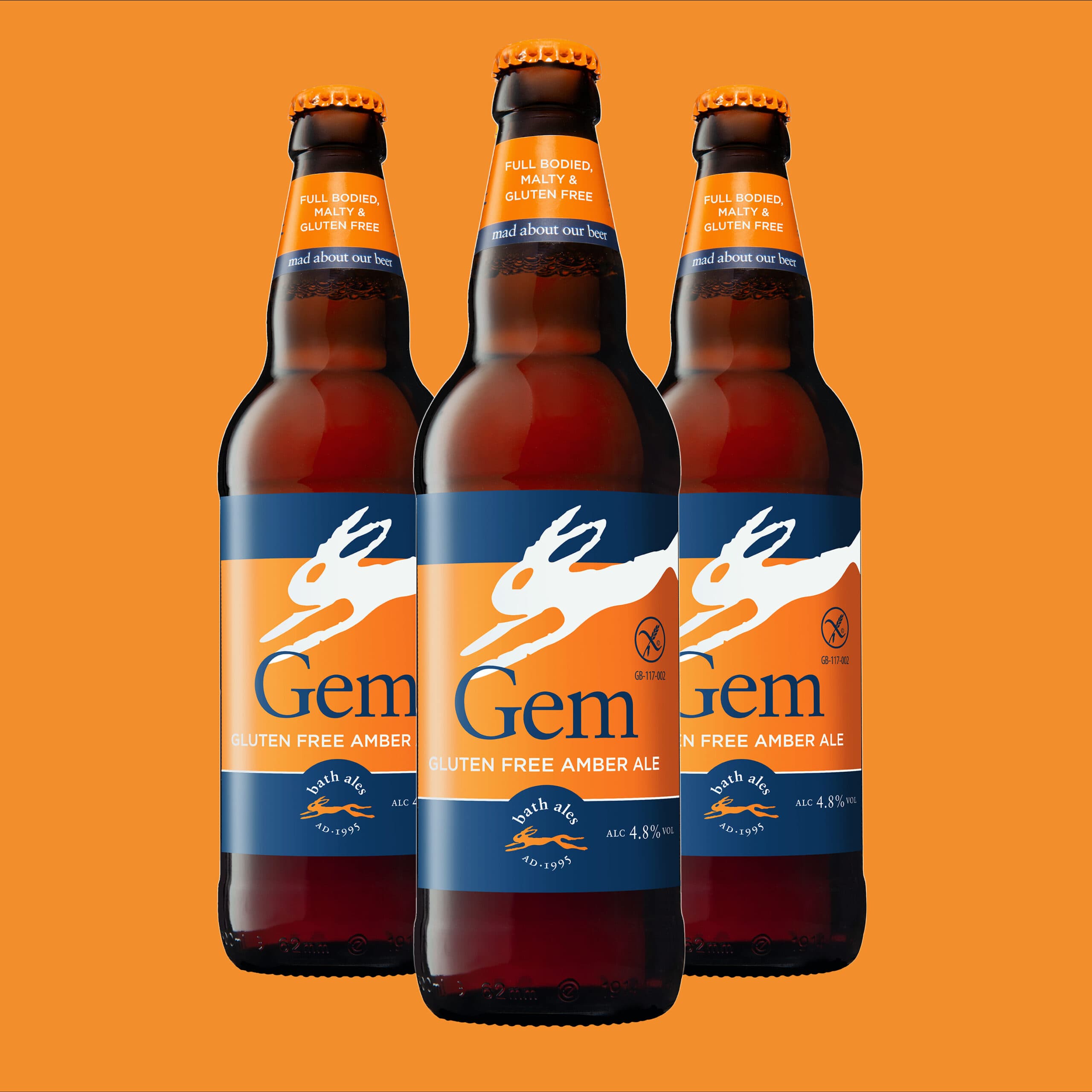 Gem Amber Ale (GF) – 12x500ml bottles
