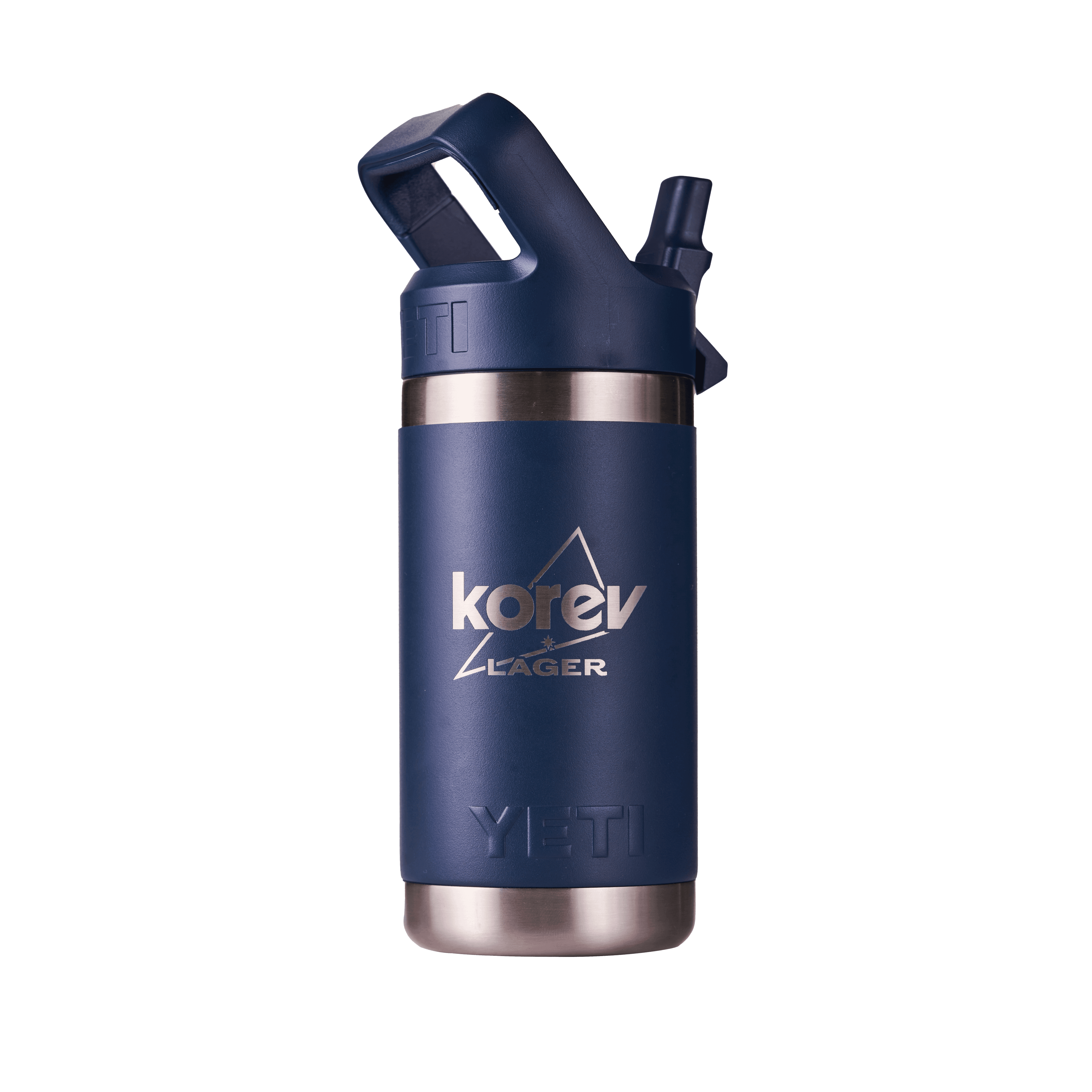 korev x Yeti Rambler® JR 12 oz bottle in navy