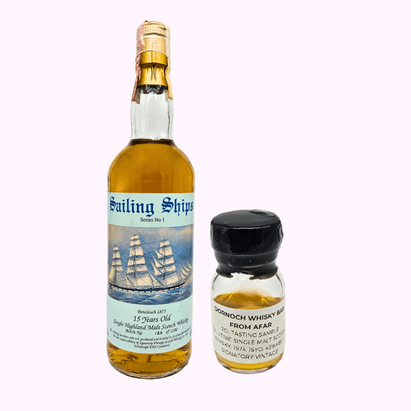 Dornoch Whisky Bar from Afar – Balvenie Single Malt Scotch Whisky, 1974, 15 Year Old, 2CL,