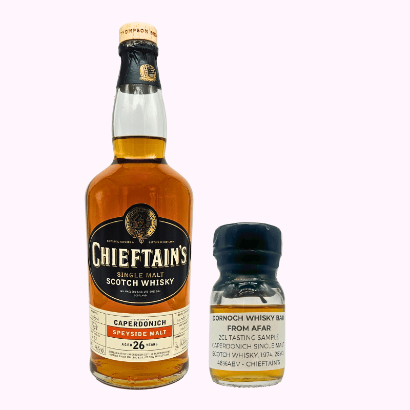 Dornoch Whisky Bar from Afar – Caperdonich Single Malt Scotch Whisky, 1974, 26 Year Old, 2CL,