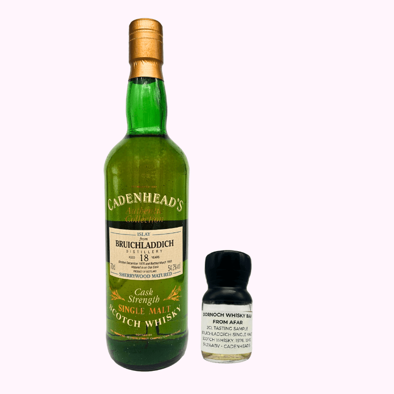 Dornoch Whisky Bar from Afar – Bruichladdich Single Malt Scotch Whisky, 1976, 18 Year Old, 2CL,