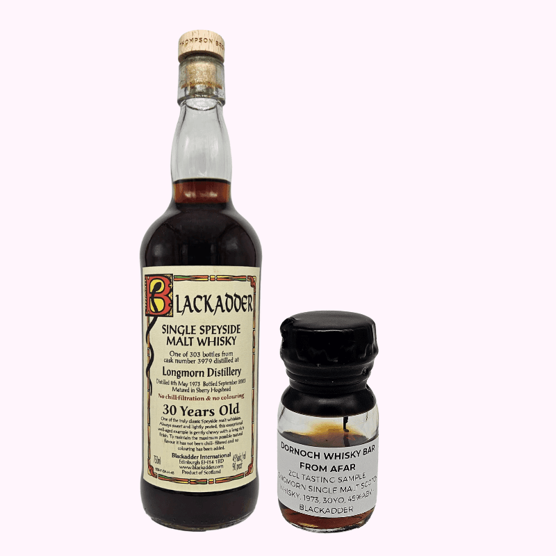 Dornoch Whisky Bar from Afar – Longmorn Single Malt Scotch Whisky, 1973, 30 Year Old, 2CL,
