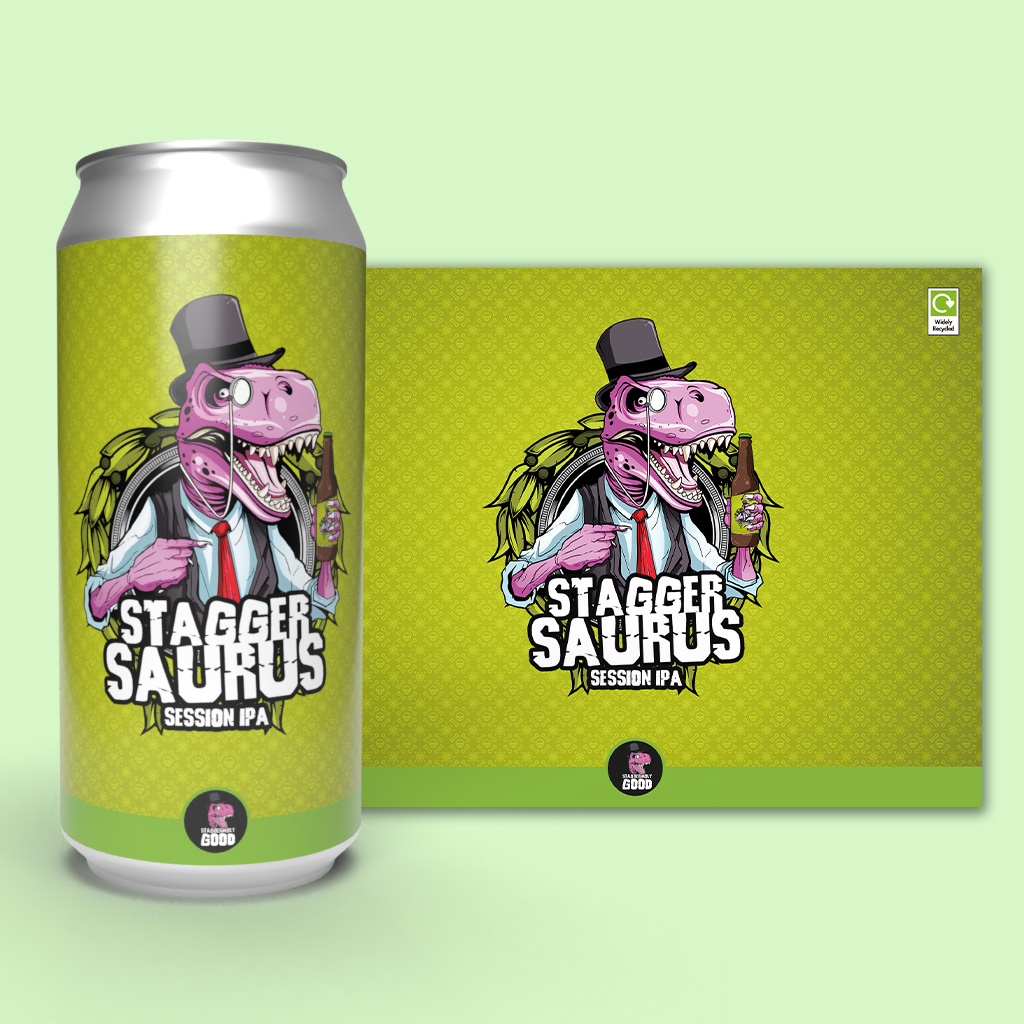STAGGERSAURUS – Session IPA 440ml (4%)