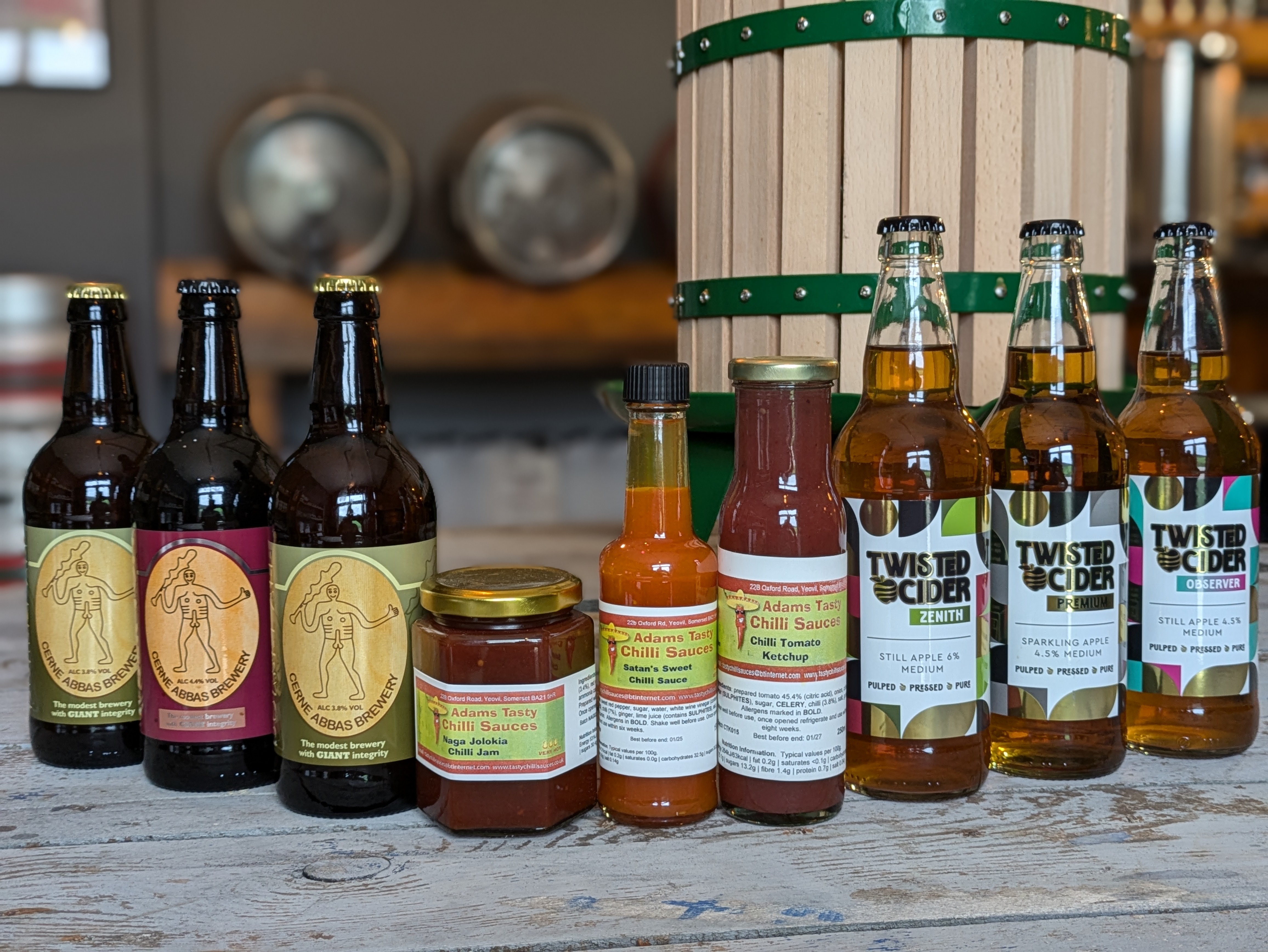 Dorset Cider, Beer & Chilli Box