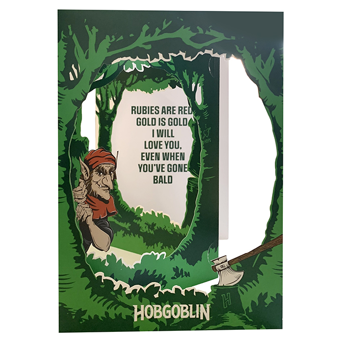 Hobgoblin Layered Limited Edition Valentines Card